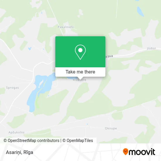 Asariņi map