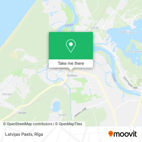 Latvijas Pasts map