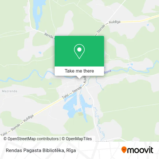 Rendas Pagasta Bibliotēka map