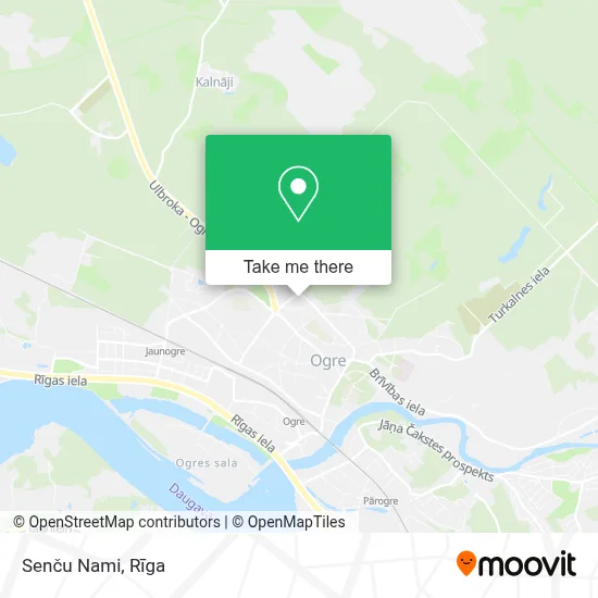 Senču Nami map