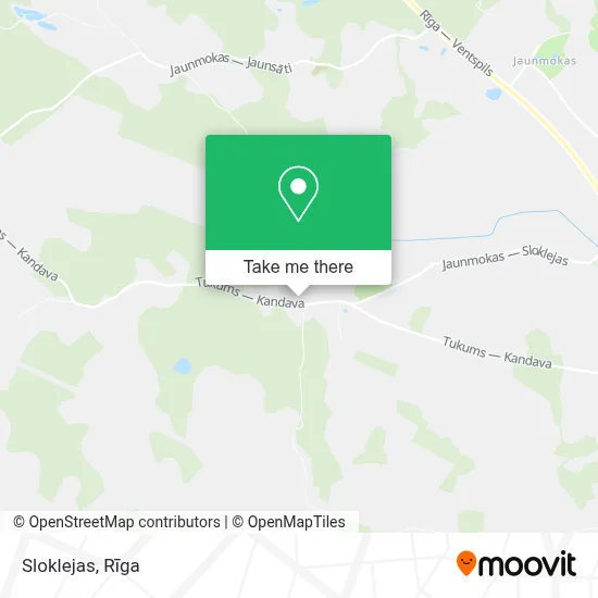 Sloklejas map