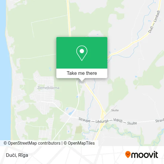 Duči map