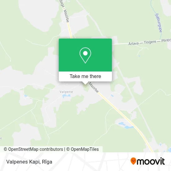 Valpenes Kapi map
