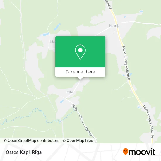 Ostes Kapi map