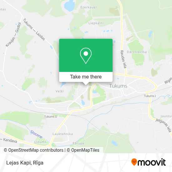Lejas Kapi map