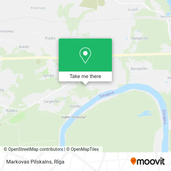 Markovas Pilskalns map