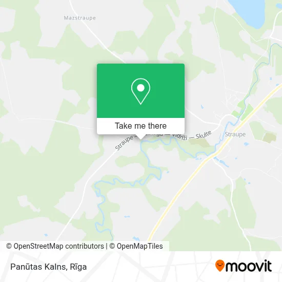 Panūtas Kalns map
