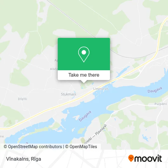 Vīnakalns map
