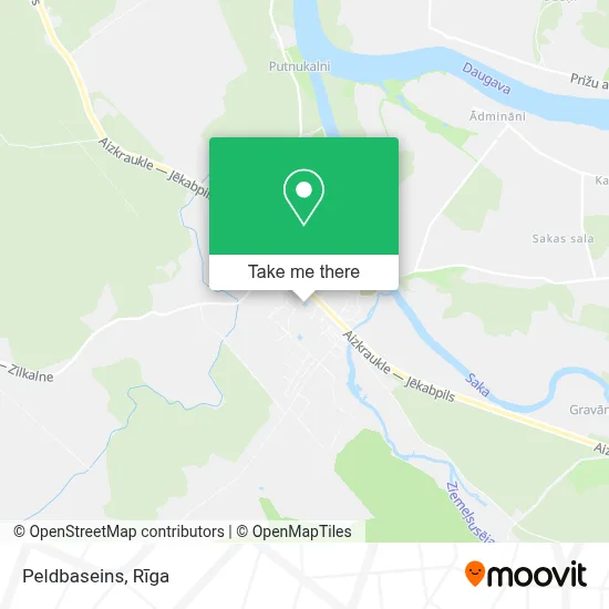 Peldbaseins map
