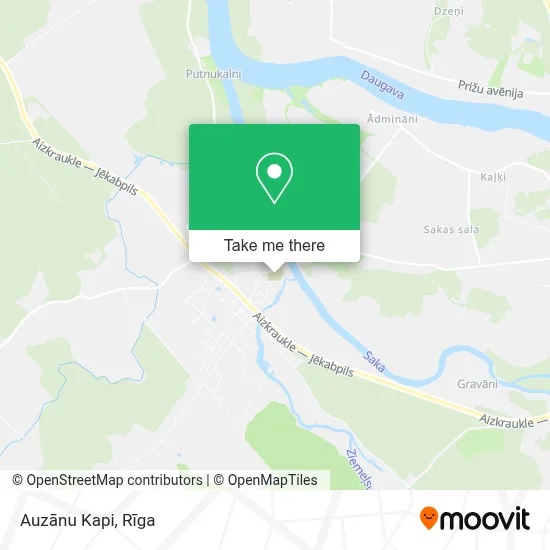 Auzānu Kapi map