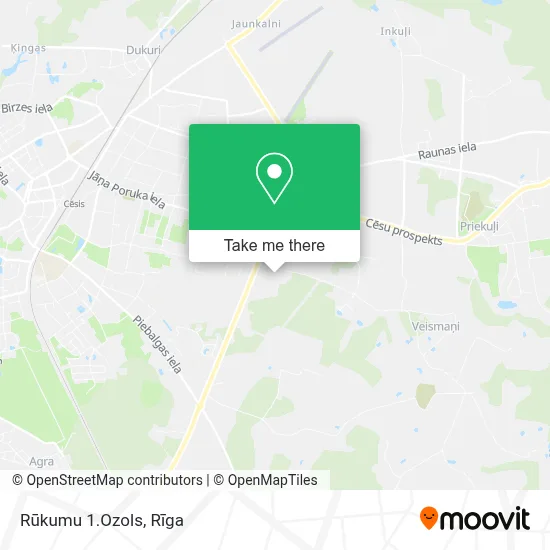 Rūkumu 1.Ozols map