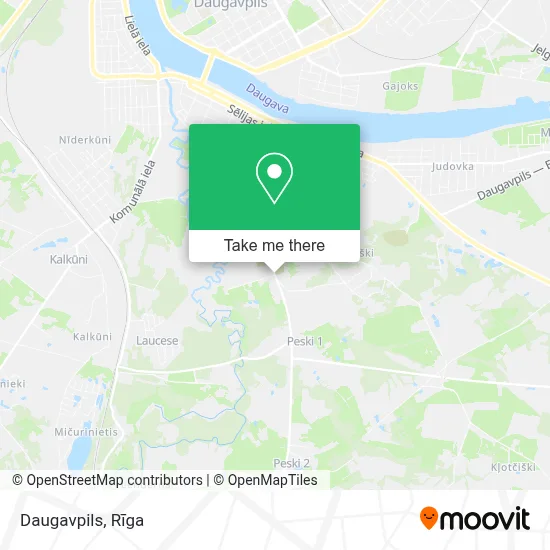 Daugavpils map