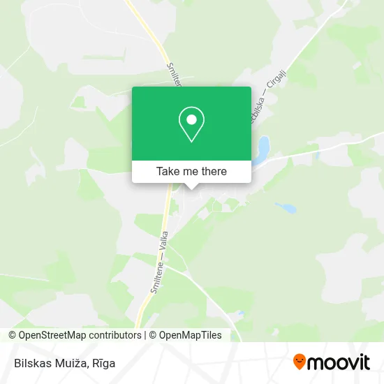 Bilskas Muiža map