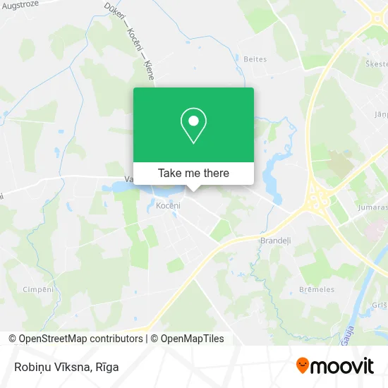 Robiņu Vīksna map