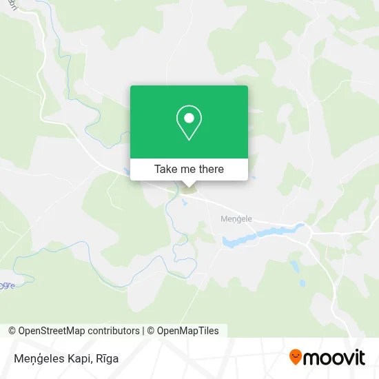 Meņģeles Kapi map