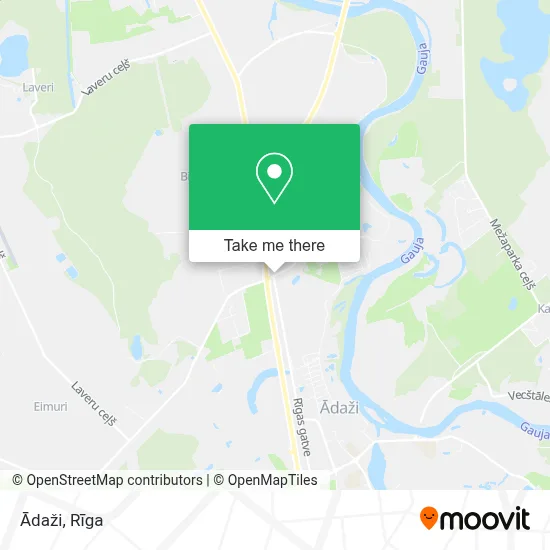 Ādaži map