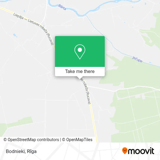 Bodnieki map