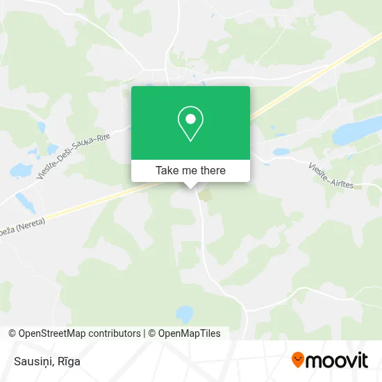 Sausiņi map