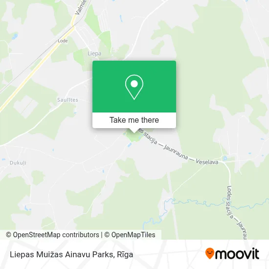 Liepas Muižas Ainavu Parks map