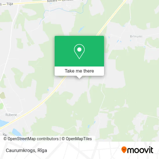 Caurumkrogs map
