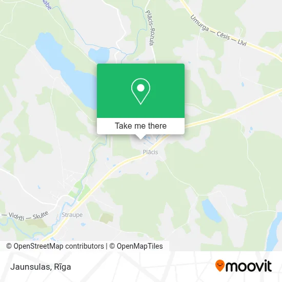 Jaunsulas map