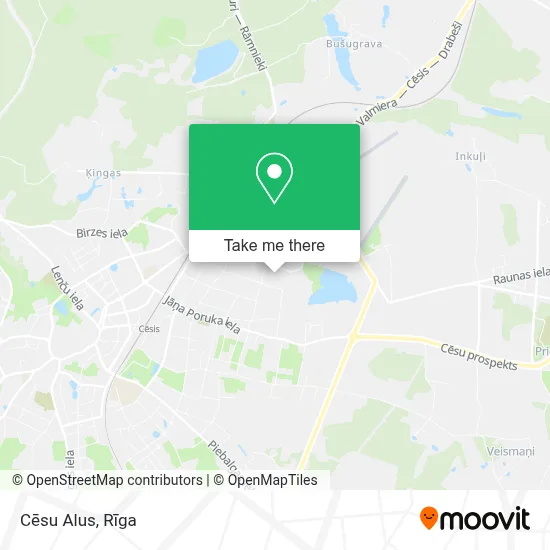 Cēsu Alus map