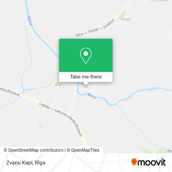 Zvaņu Kapi map