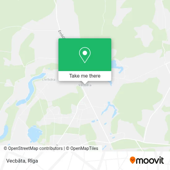 Vecbāta map
