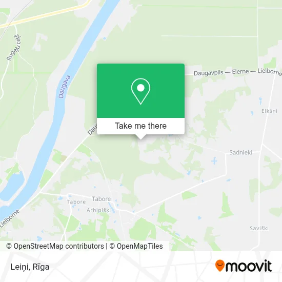 Leiņi map