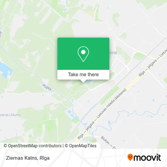 Ziemas Kalns map