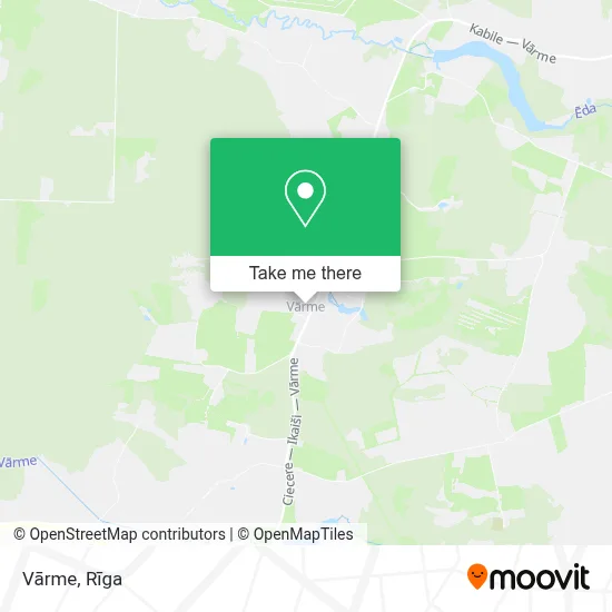 Vārme map