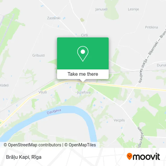Brāļu Kapi map