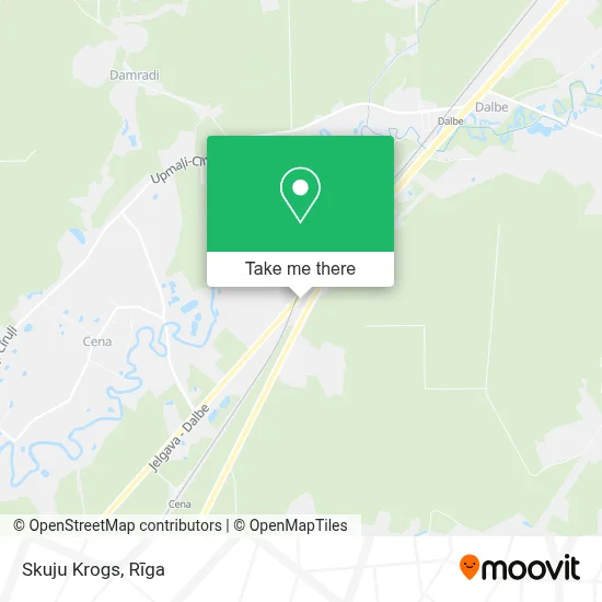 Skuju Krogs map