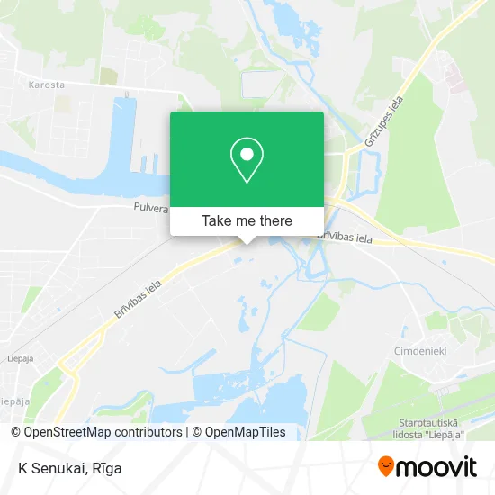 K Senukai map