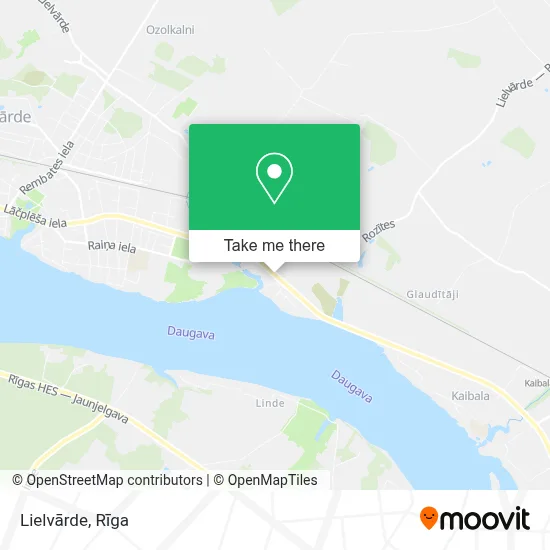 Lielvārde map