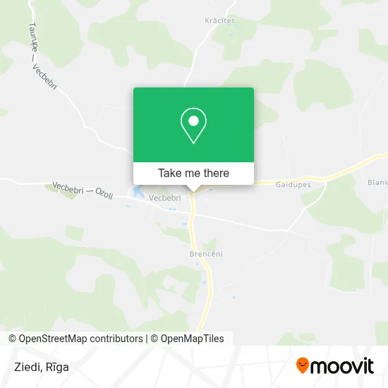Ziedi map