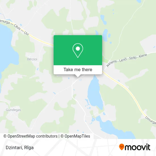 Dzintari map