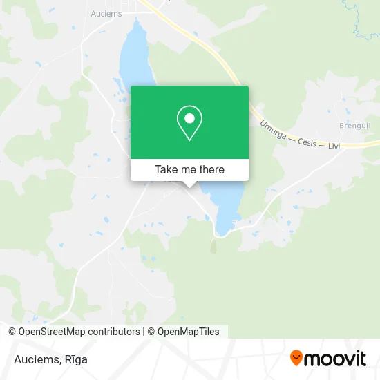Auciems map