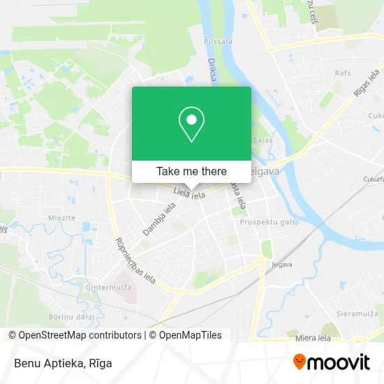 Benu Aptieka map