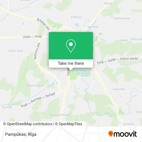 Pampūkas map