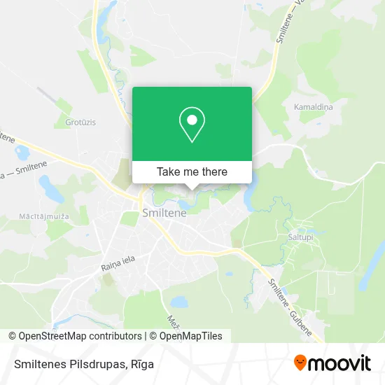 Smiltenes Pilsdrupas map