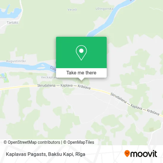 Kaplavas Pagasts, Bakšu Kapi map