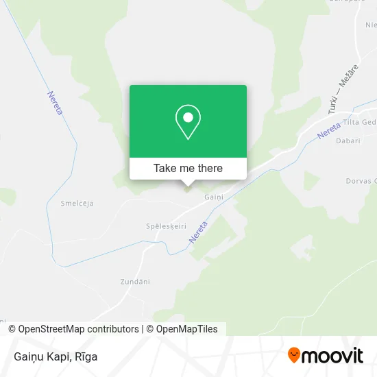 Gaiņu Kapi map