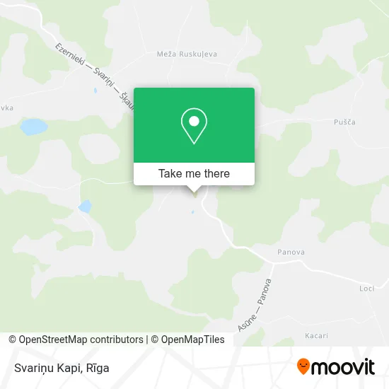 Svariņu Kapi map