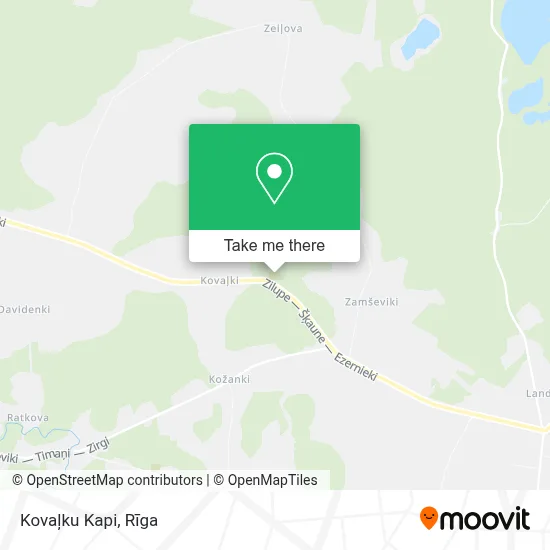 Kovaļku Kapi map