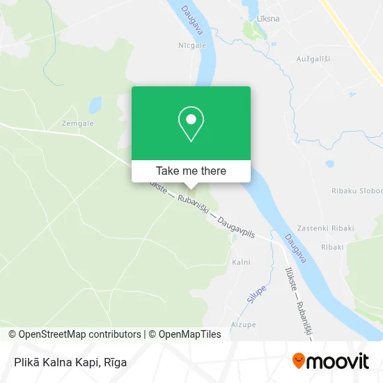 Plikā Kalna Kapi map