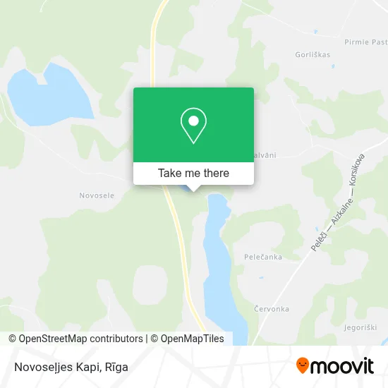 Novoseļjes Kapi map