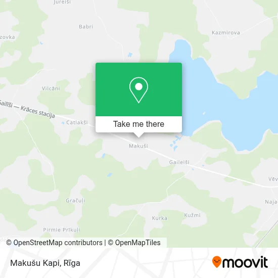 Makušu Kapi map