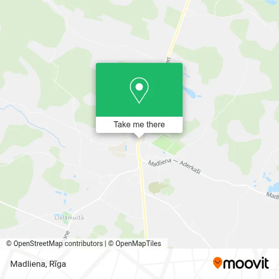 Madliena map