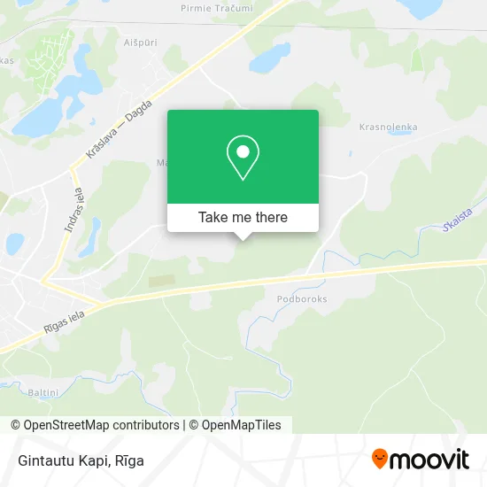 Gintautu Kapi map